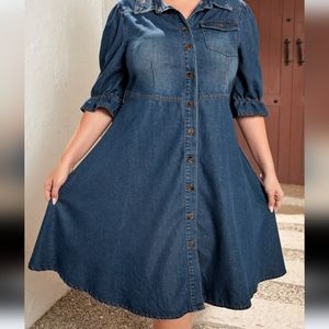 Denim dress